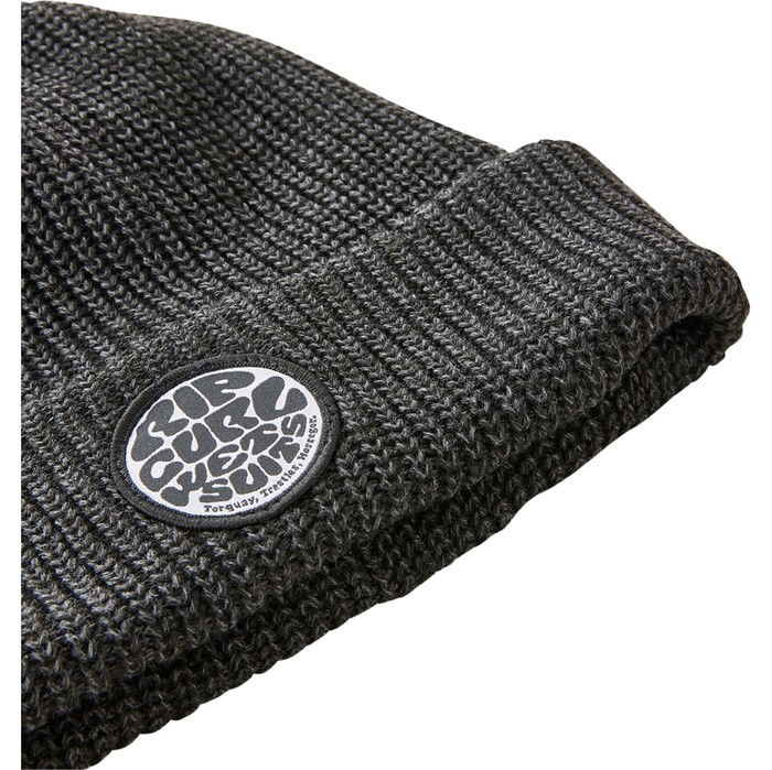 2024 Rip Curl Hombres Icons Reg Beanie 1C8MHE - Black